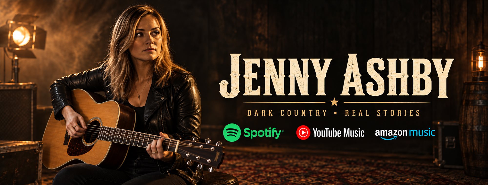 Jenny Ashby with her guitar